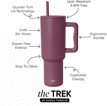 Tumbler with Handle and Straw | 30oz | Tie Dye - Colors C
