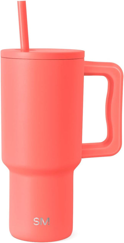 Tumbler with Handle and Straw | 30oz | Tie Dye - Colors C