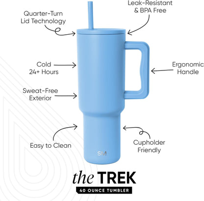 Tumbler with Handle and Straw | 30oz | Tie Dye - Colors C