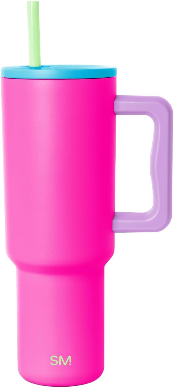 Tumbler with Handle and Straw | 30oz | Tie Dye - Colors C