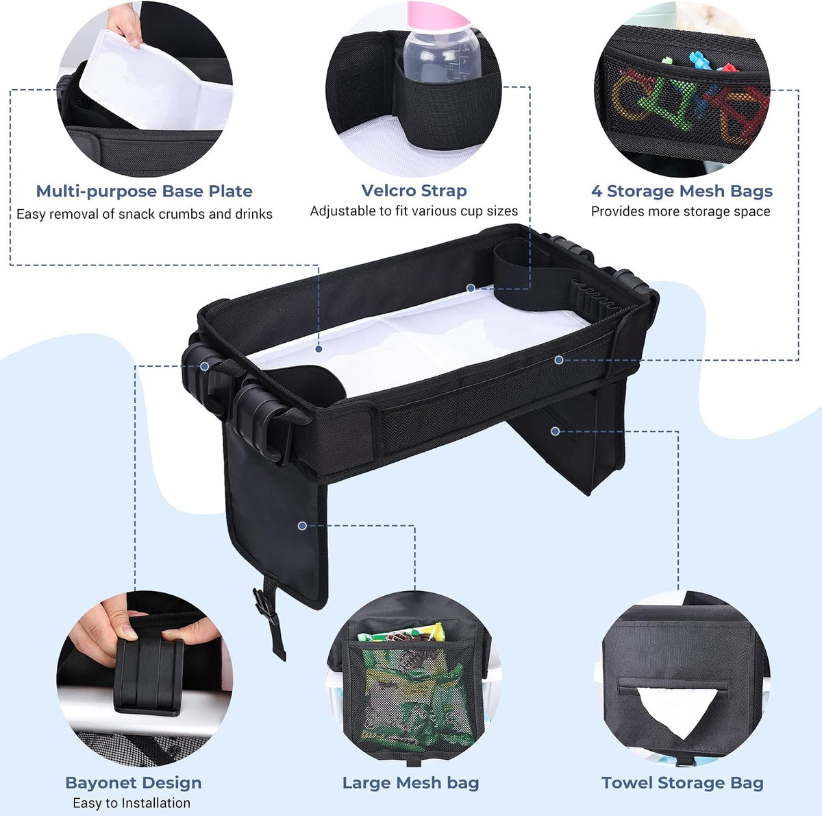 Stroller Snack Tray for Wonderfold Wagon, W2 Series