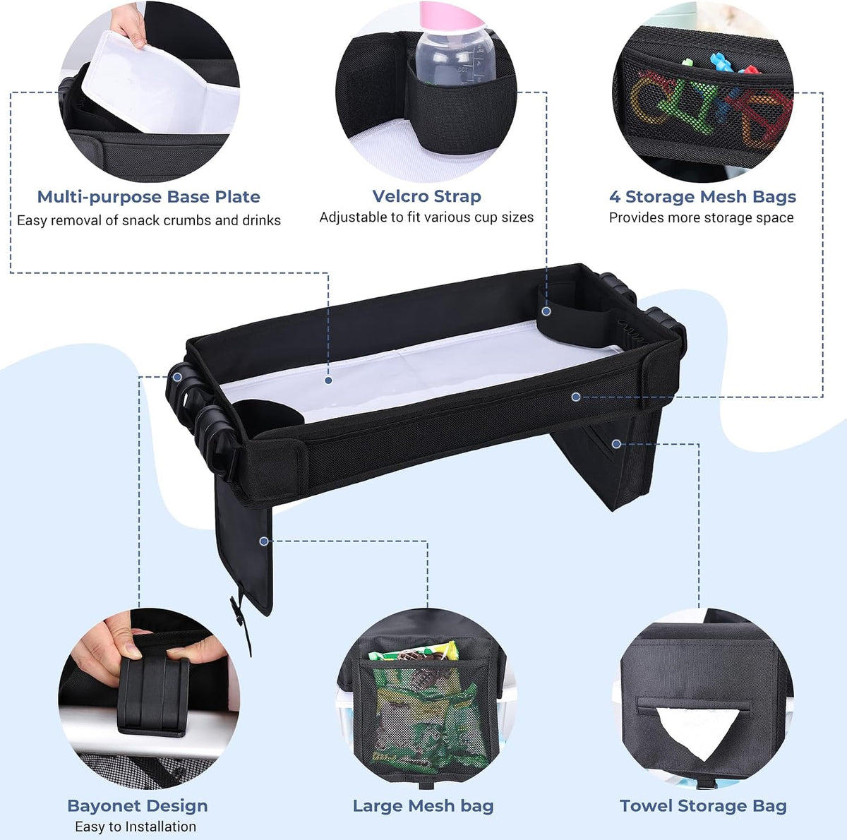 Stroller Snack Tray for Wonderfold Wagon, W2 Series