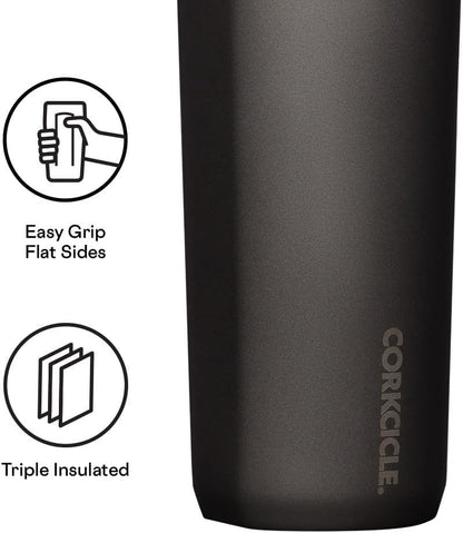 Commuter Cup Travel Mug - Insulated Coffee Mug with Lid - Keeps Drinks Cold 18 Hours - 360° Spill-Proof Sip Lid - Holiday Gift - Great for Gifting Warmth - 17 oz - Burnt Wood