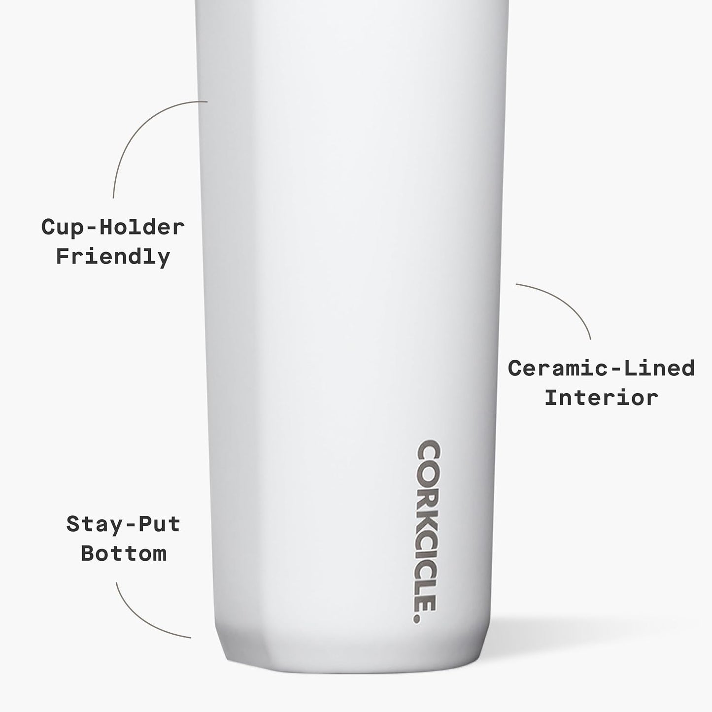Commuter Cup Travel Mug - Insulated Coffee Mug with Lid - Keeps Drinks Cold 18 Hours - 360° Spill-Proof Sip Lid - Holiday Gift - Great for Gifting Warmth - 17 oz - Burnt Wood