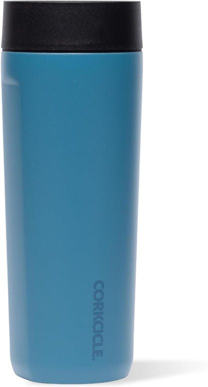 Commuter Cup Travel Mug - Insulated Coffee Mug with Lid - Keeps Drinks Cold 18 Hours - 360° Spill-Proof Sip Lid - Holiday Gift - Great for Gifting Warmth - 17 oz - Burnt Wood