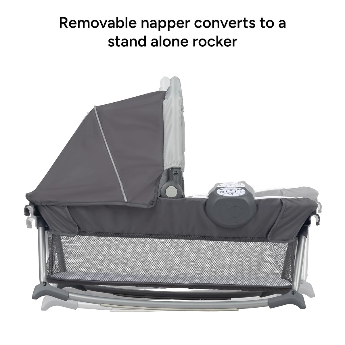Retreat Nursery Center Playard, Bassinet & Storage, Mint Green