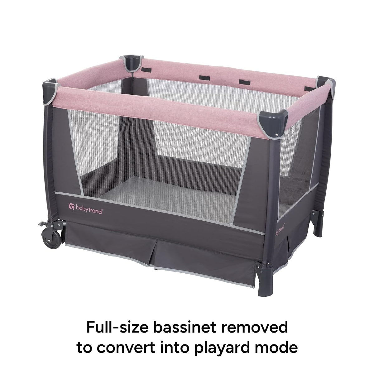 Retreat Nursery Center Playard, Bassinet & Storage, Mint Green