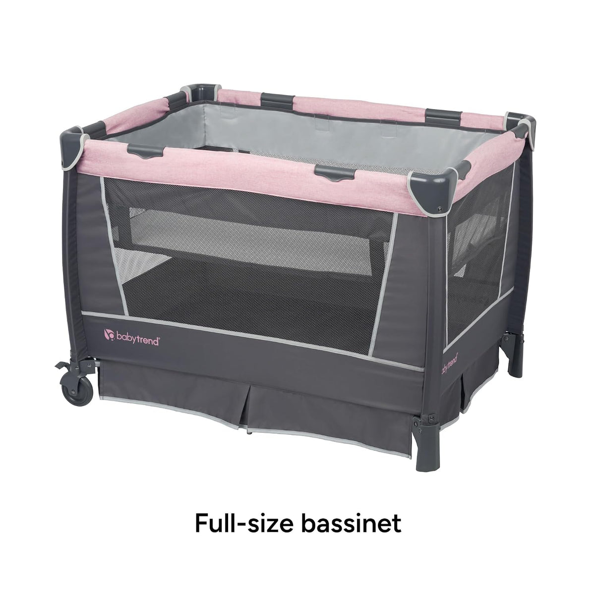 Retreat Nursery Center Playard, Bassinet & Storage, Mint Green