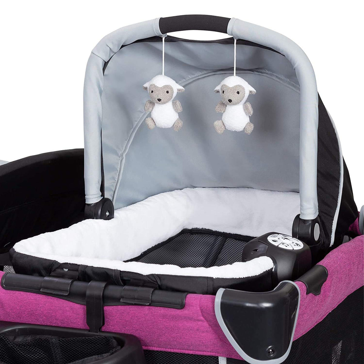 Retreat Nursery Center Playard, Bassinet & Storage, Mint Green