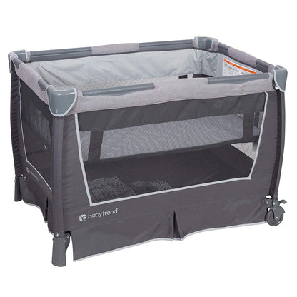 Retreat Nursery Center Playard, Bassinet & Storage, Mint Green