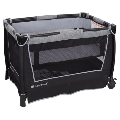 Retreat Nursery Center Playard, Bassinet & Storage, Mint Green