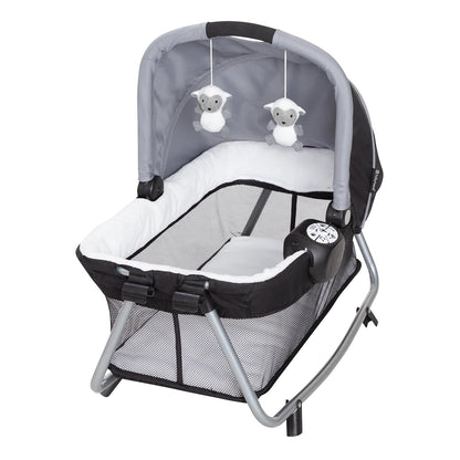 Retreat Nursery Center Playard, Bassinet & Storage, Mint Green