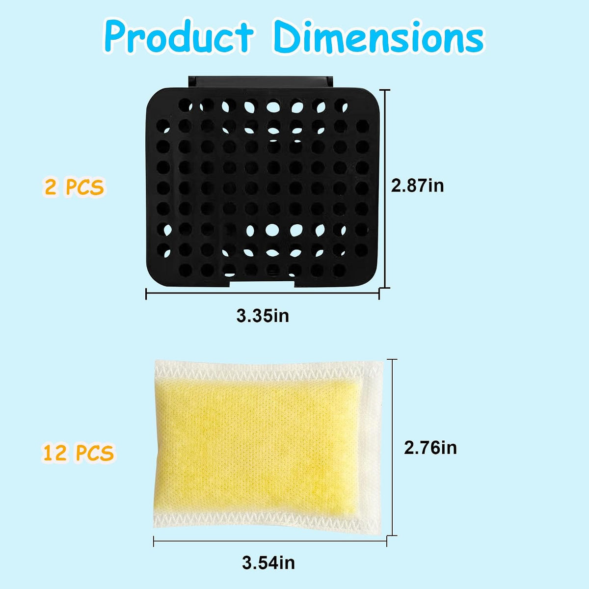 Deodorizing Box and Removing Refills for Ubbi Adult Diaper Pail