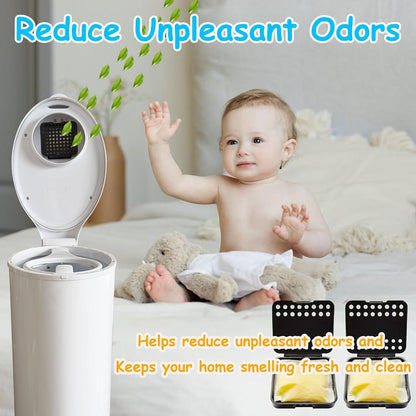 Deodorizing Box and Removing Refills for Ubbi Adult Diaper Pail