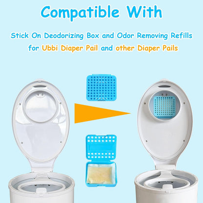 Deodorizing Box and Removing Refills for Ubbi Adult Diaper Pail