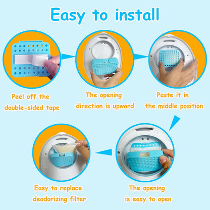 Deodorizing Box and Removing Refills for Ubbi Adult Diaper Pail