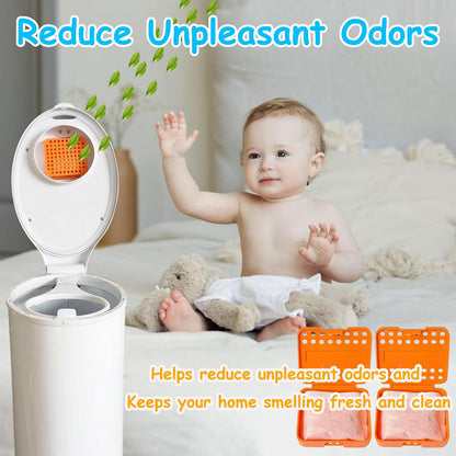 Deodorizing Box and Removing Refills for Ubbi Adult Diaper Pail
