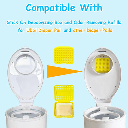 Deodorizing Box and Removing Refills for Ubbi Adult Diaper Pail