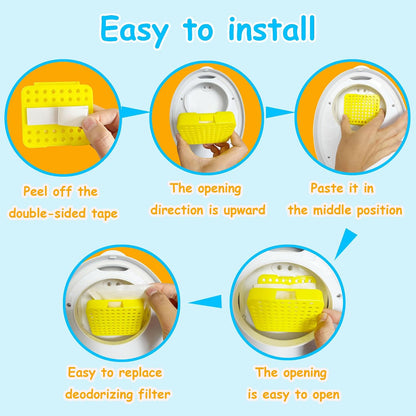 Deodorizing Box and Removing Refills for Ubbi Adult Diaper Pail