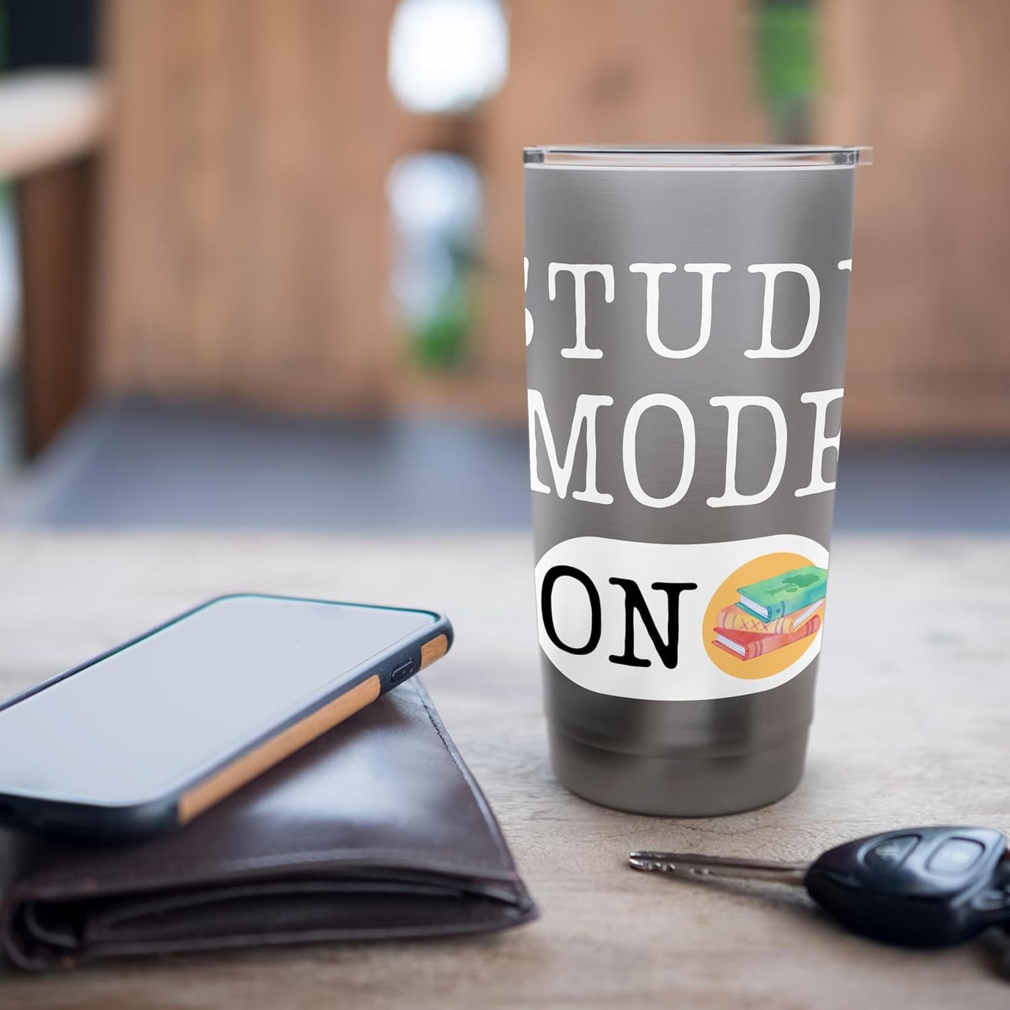 Study Time Mode On Back to School Student Motivation Mode Stainless Steel Insulated Tumbler