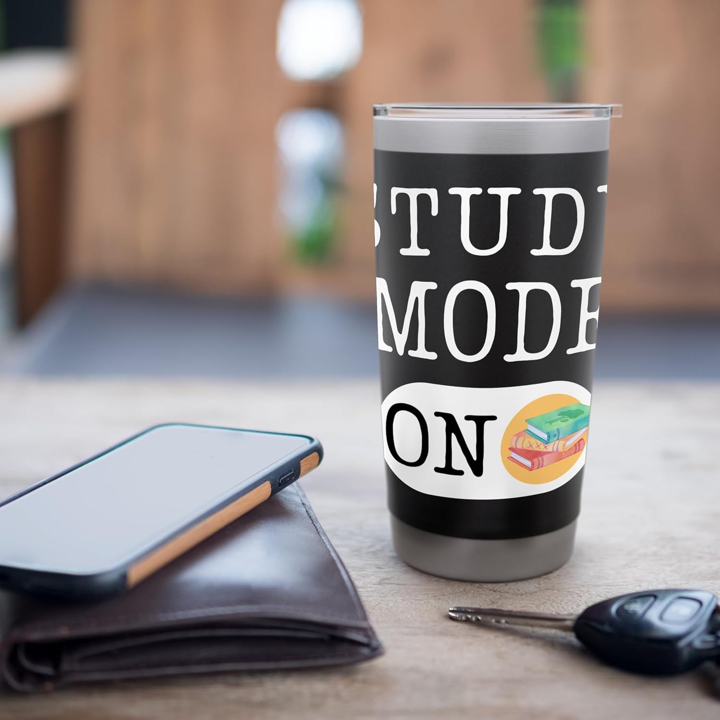 Study Time Mode On Back to School Student Motivation Mode Stainless Steel Insulated Tumbler