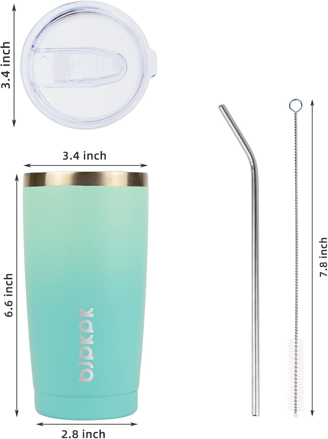 30 oz Tumbler with Lid and Straw, Insulated Stainless Steel Cup | Double Wall Vacuum, BPA Free, Leak Proof, Keeps Hot/Cold, Travel & Beach Ready, Car Holder Fit, Brick Red - Colors B