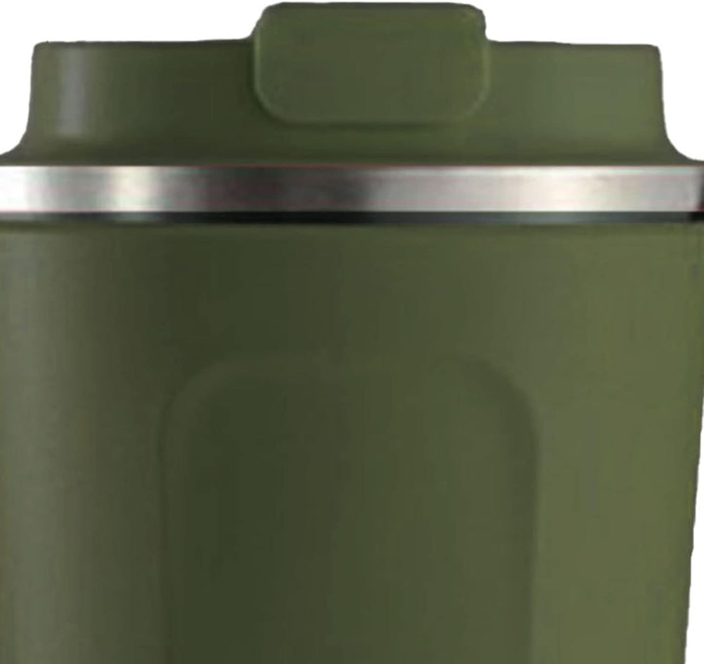 Smart Coffee Mug with Temperature Display 510ml Large Capacity, 304 Stainless Steel Insulated Travel Coffee Cup, Portable Thermal Mug with Leakproof Lid for Home Office Outdoor Use Green