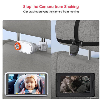 BM3 Baby Car Camera, 5.2" 1080P Monitor with Recording