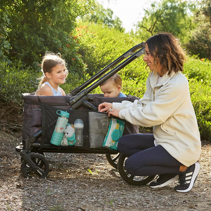 J.L. Childress Universal Stroller Wagon Storage Pockets - Netting, Black