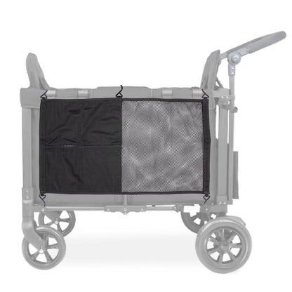 J.L. Childress Universal Stroller Wagon Storage Pockets - Netting, Black