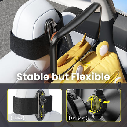 Baby Car Mirror Rear Facing for Fixed Headrest, Fits Tesla