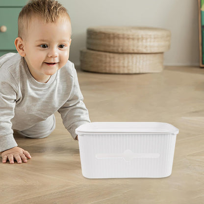 2pcs Crib Side Storage Organizer Space-saving Design, Versatile Nursery Item Made of Sturdy Pp Material, Hanging Diaper Caddy for Mother’s Rooms and Changing Table