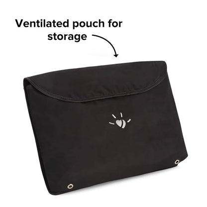 Quantum Lux Stroller Rain Cover, Premium Waterproof Protection, Shield Against Wind and Rain, Clear Cover, Ventilated Storage Bag, Easy Attach