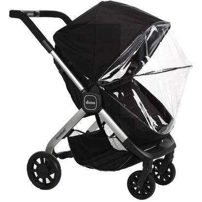 Quantum Lux Stroller Rain Cover, Premium Waterproof Protection, Shield Against Wind and Rain, Clear Cover, Ventilated Storage Bag, Easy Attach