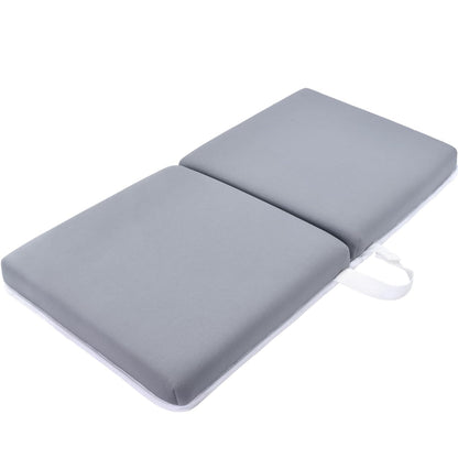 Bath Kneeler with Elbow Rest Pad Set, 1.5 inch Kneeling Pad Mat for Bathtub - Gray