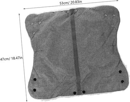 Thermal Winter Stroller Gloves Oxford Fabric Warm Hand Parent's Carriage Handmuffs Easy Install Snow Gloves