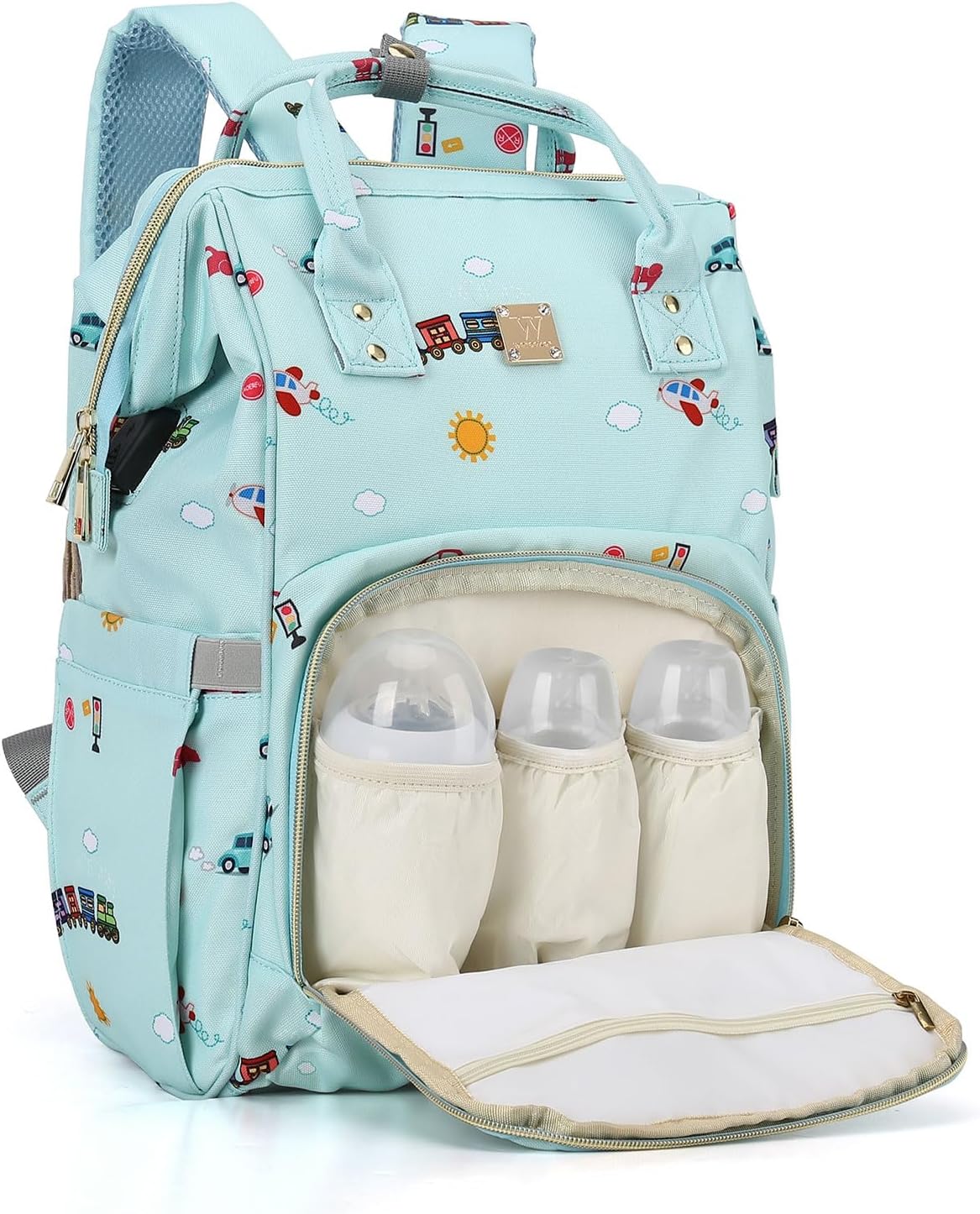 Diaper Bags Backpack for Mom Dad, Baby Care Bag Nappy Bags for Boys Girls
