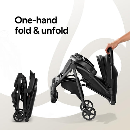 Lithe V2 Lightweight Travel Stroller Snack Tray Included, Forest