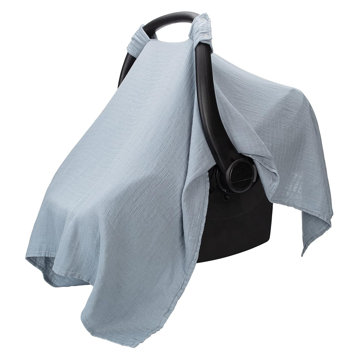 Baby Car Seat Cover - Muslin Cotton Baby Seat Cover Mauve