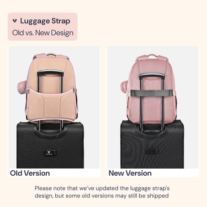 Diaper Bag Backpack - Travel Large Baby Diaper Bag with Changing pad, Waterproof Baby Bags for Mom & Dad, Unisex Bags with Pacifier Case, Luggage Strap & Stroller Clips– Light Gray