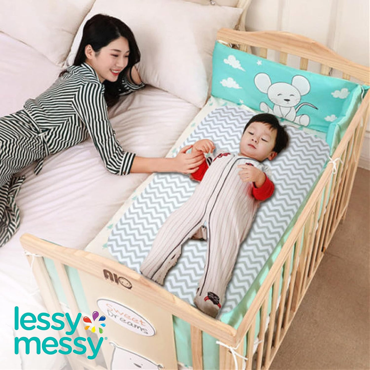 Portable Diaper Changing Mat - Extra Large Waterproof Travel Changing Pad | Machine Washable & Dryer Safe | Wipeable Baby Changing Mat for Nursery, Car, & On-The-Go (Grey)