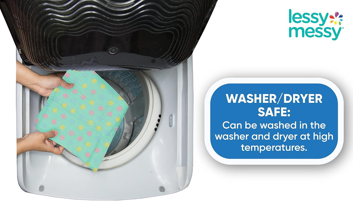 Portable Diaper Changing Mat - Extra Large Waterproof Travel Changing Pad | Machine Washable & Dryer Safe | Wipeable Baby Changing Mat for Nursery, Car, & On-The-Go (Grey)