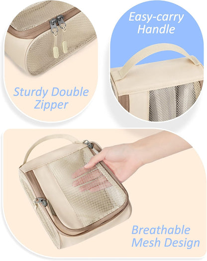 Keep Shape Packing Cubes, 7 Set for Travel, Lightweight Cubes, Suitcase Organizer Bags Set for Essentials