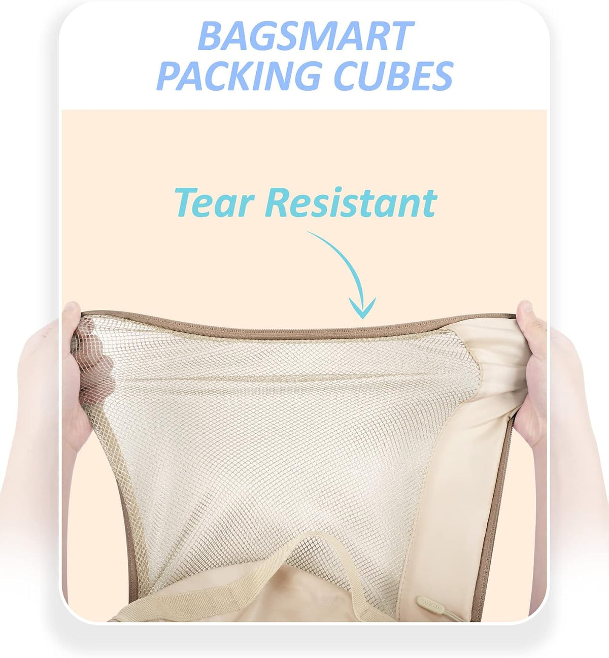 Keep Shape Packing Cubes, 7 Set for Travel, Lightweight Cubes, Suitcase Organizer Bags Set for Essentials