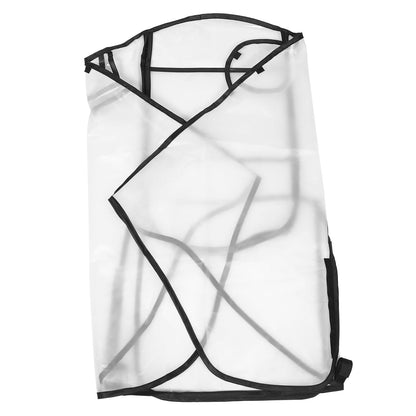 Universal Stroller Rain Cover Protective Shield Windproof Waterproof Eva Material with Zippered Window Suitable for Travel and Outdoor Use
