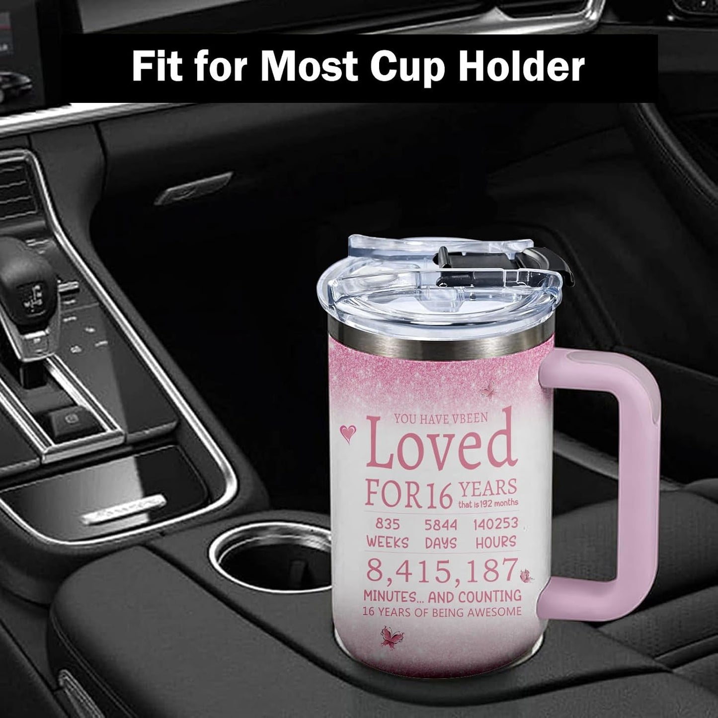 40oz Chaos Coordinator Tumbler with Handle, Funny Gifts for Women Coworker - Insulated Boss Travel Mug, Coffee Tumbler for Office Manager/Administrative Assistant/Secretary Appreciation Christmas Gift