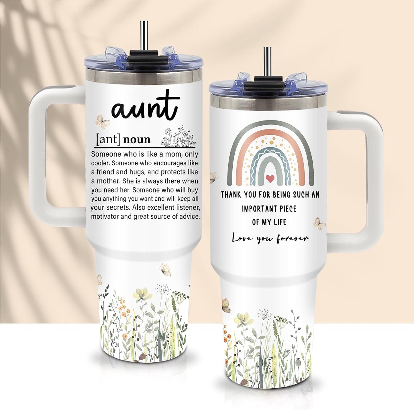 40oz Chaos Coordinator Tumbler with Handle, Funny Gifts for Women Coworker - Insulated Boss Travel Mug, Coffee Tumbler for Office Manager/Administrative Assistant/Secretary Appreciation Christmas Gift