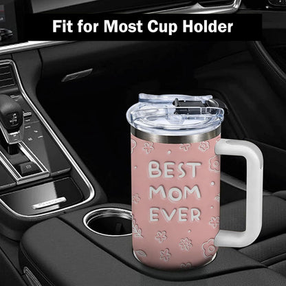 40oz Chaos Coordinator Tumbler with Handle, Funny Gifts for Women Coworker - Insulated Boss Travel Mug, Coffee Tumbler for Office Manager/Administrative Assistant/Secretary Appreciation Christmas Gift