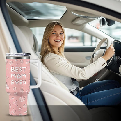 40oz Chaos Coordinator Tumbler with Handle, Funny Gifts for Women Coworker - Insulated Boss Travel Mug, Coffee Tumbler for Office Manager/Administrative Assistant/Secretary Appreciation Christmas Gift