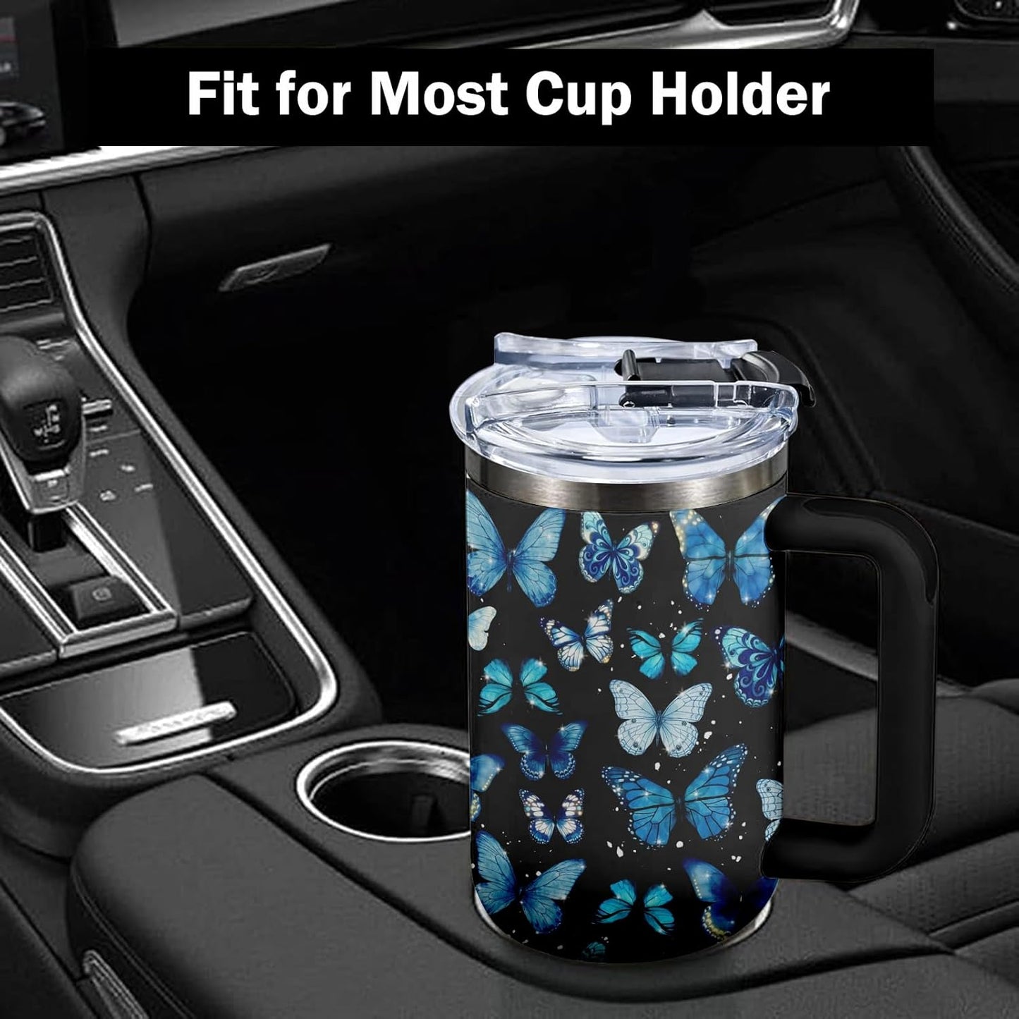 40oz Chaos Coordinator Tumbler with Handle, Funny Gifts for Women Coworker - Insulated Boss Travel Mug, Coffee Tumbler for Office Manager/Administrative Assistant/Secretary Appreciation Christmas Gift